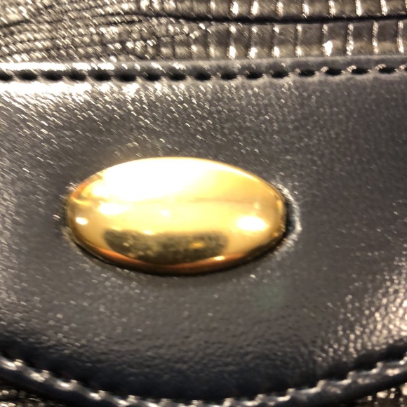 🦋Vintage Navy Office Tote Bag - Picture 9 of 13